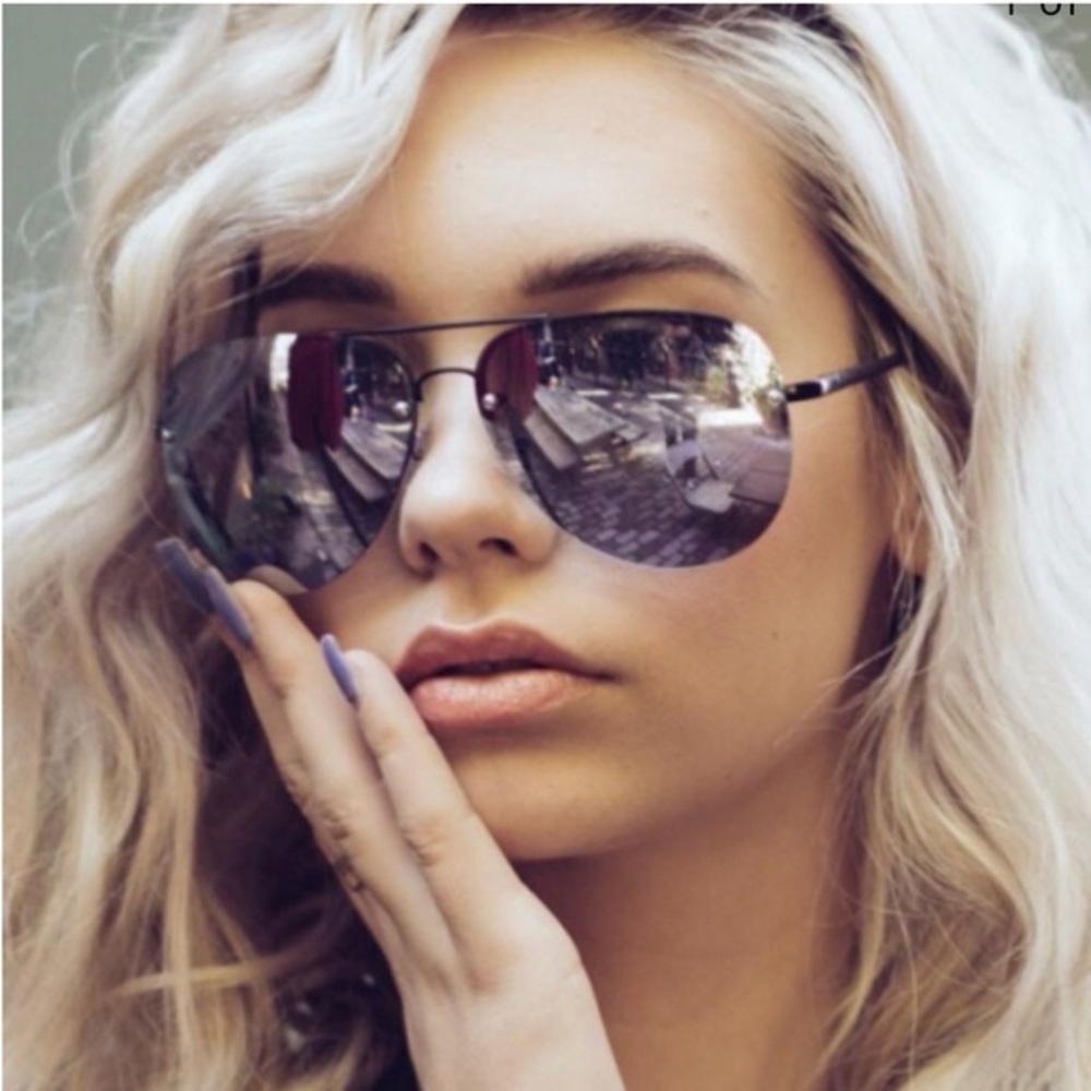 QUAY x Amanda MUSE Aviator Sunglasses